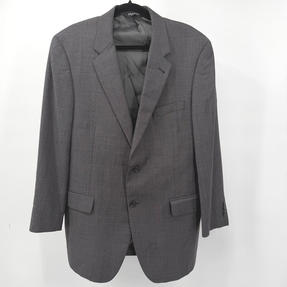 Jos. A. Bank Other - Jos. A. Bank 43R 100% Wool Sport Blazer Grey Glen‎ Plaid Signature Collection